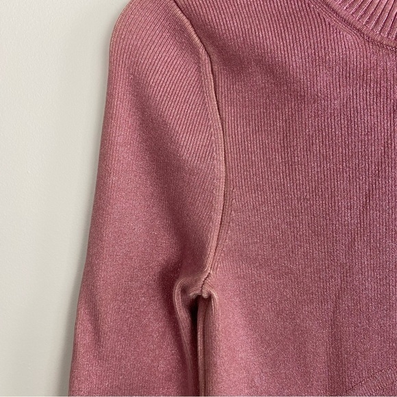 NBD Talya Metallic Coated Sweater in Pink Size M - Picture 6 of 13
